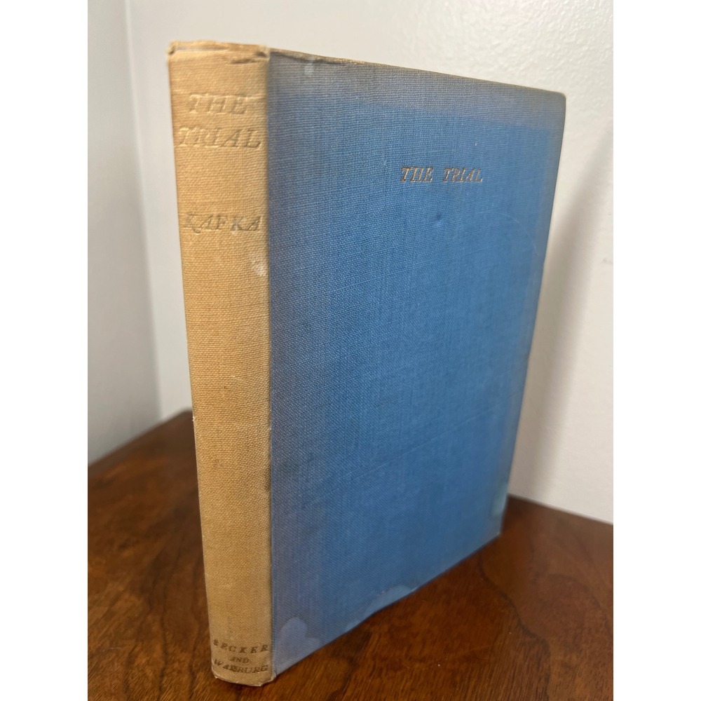 Franz Kafka‎ The Trial Cloth Hardcover Blue 1950 Vintage Classic Literature Book
